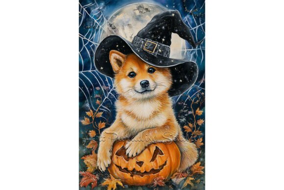 Download Shiba Inu Dog Forest Halloween Gifts - Halloween gifts Collection