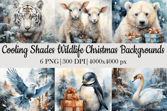 Download Christmas Animal Backgrounds - Christmas animal backgrounds Collection