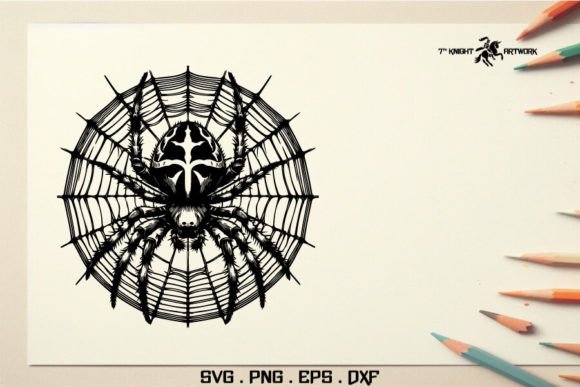 Download Spider on Its Web Svg - Web svg Collection